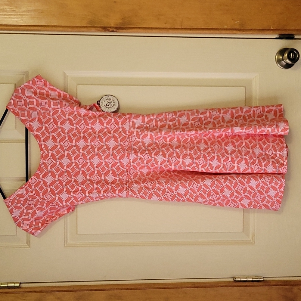 Pretty cotton crossback dress M